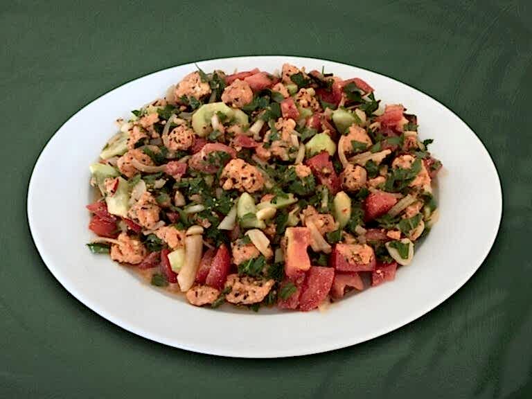 Sürk Peynirli Salata